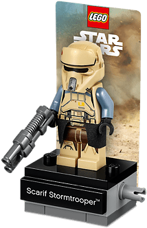 This Is The Second In A Wave Of New Star Wars Characters - Star Wars Scarif Trooper Lego (550x350), Png Download