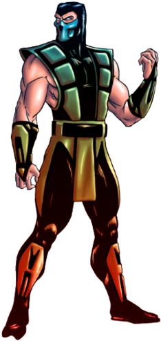 Chameleon - Mortal Kombat Sub Zero (262x502), Png Download