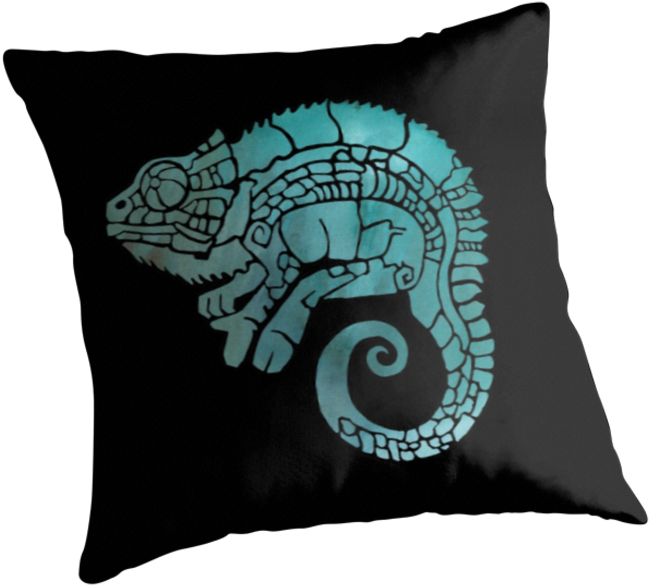 Chameleon In Ethnic Decorative Ornamental Manner By - Dan And Phil Will Fill You With Determination (875x875), Png Download
