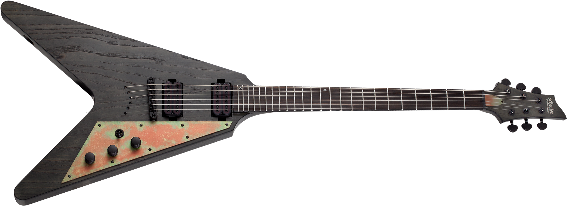V-1 Apocalypse - Schecter Hellraiser C-1 P Dgb Electric Guitar (2000x760), Png Download