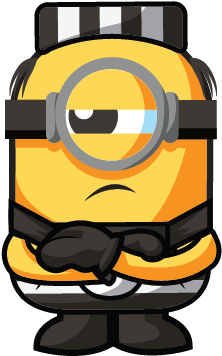 Online Jail Time Mel Pic - Jail Time Mel Mineez (480x481), Png Download