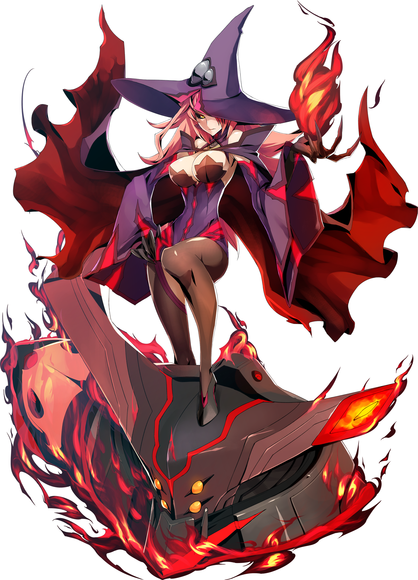 Konoe Ayatsuki Mercury - Blazblue Central Fiction Nine (1426x1979), Png Download