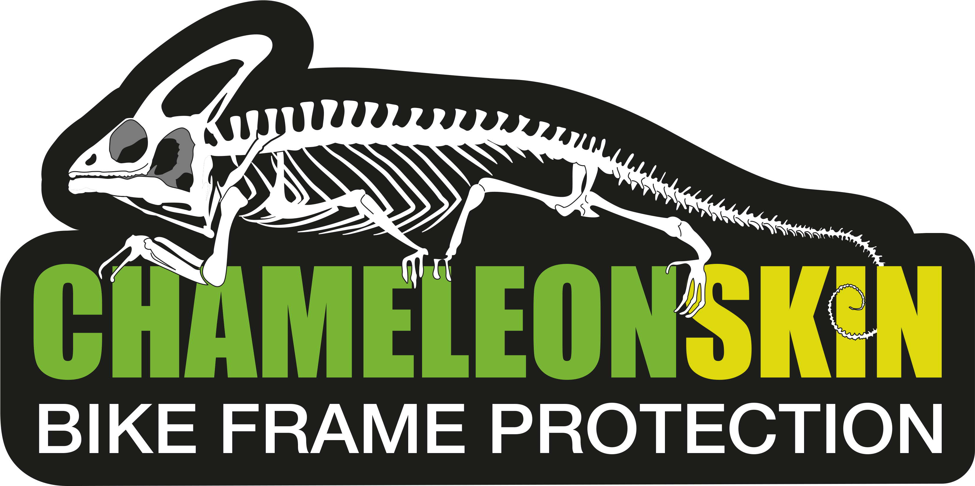 Chameleon Skin Bicycle Frame Protection - Bicycle (3339x1651), Png Download