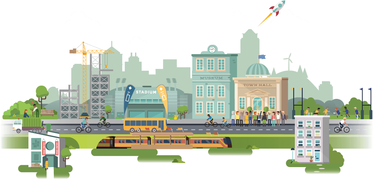 Your City - Metropolitan Area (1200x630), Png Download