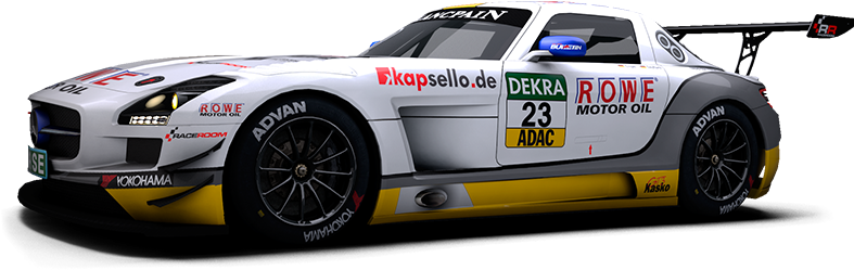 Mercedes Sls Amg Gt3 Png (800x400), Png Download