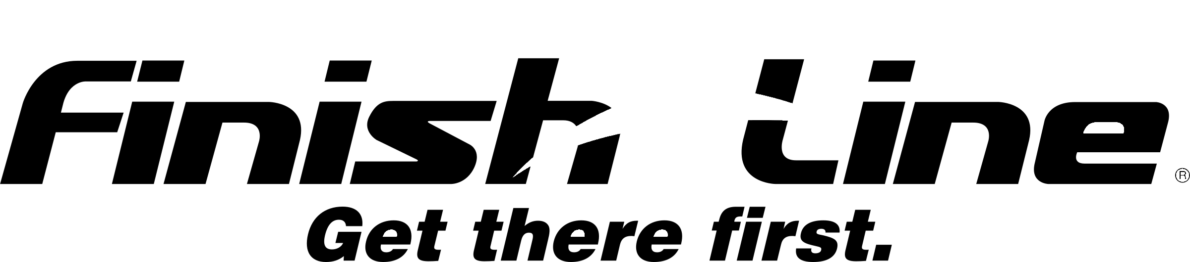 Finish Line Logo Black And White - Jd Sports And Finish Line (2400x530), Png Download