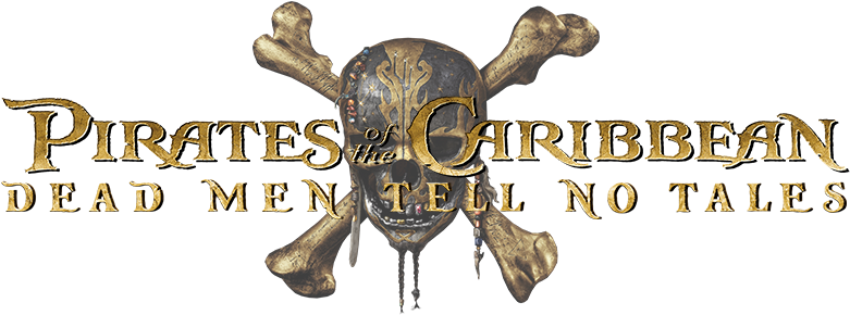Click Here To Download - Pirates Of The Caribbean Dead Man Tells No Tales Png (800x310), Png Download