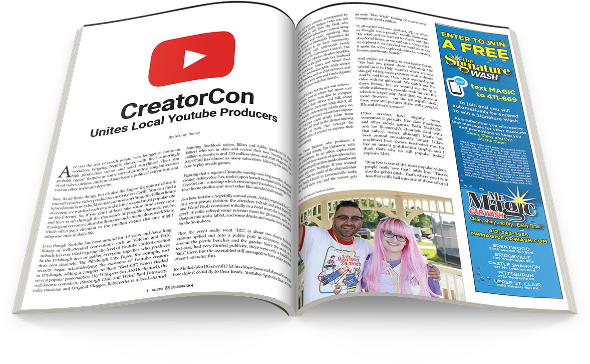 Unites Local Youtube Producers - Magazine (1200x900), Png Download