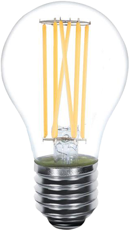A21 Led Extra Long Filament 5w - Kodak Led Lighting Kodak 67034 Edison A21 Dimmable (300x480), Png Download
