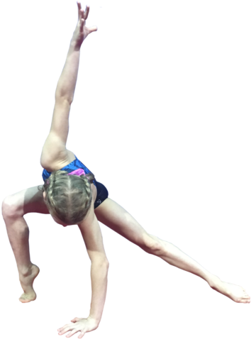 Floor Routine // Video - Floor Exercise (480x480), Png Download