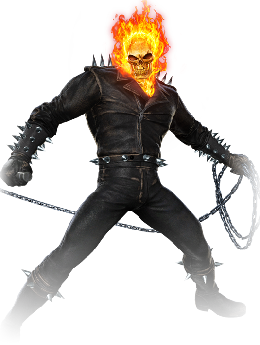 Ghost Rider - Marvel Vs Capcom Infinite Ghost Rider (535x708), Png Download