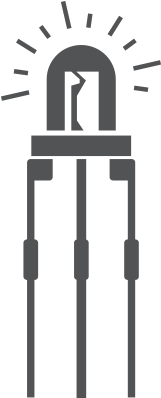 Square Feature Led - Clock (600x600), Png Download