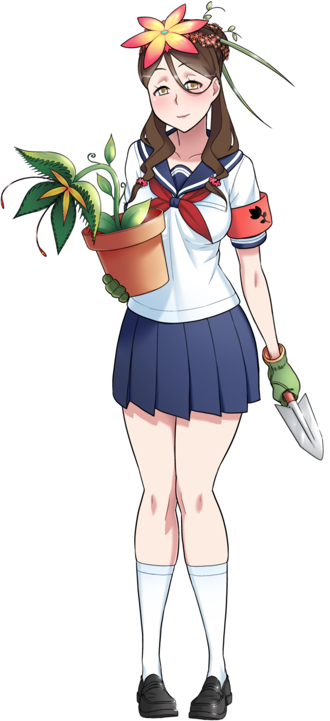 Gardening Leader Full - Yandere Simulator Uekiya Engeika (650x1420), Png Download