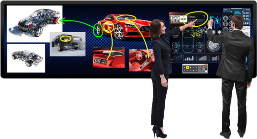 Leyard Led Multitouch - Leyard Twa Mt32 (550x474), Png Download