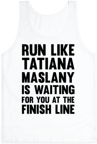 Run Like Tatiana Maslany Is Waiting For You At The - Tatiana Maslany (484x484), Png Download