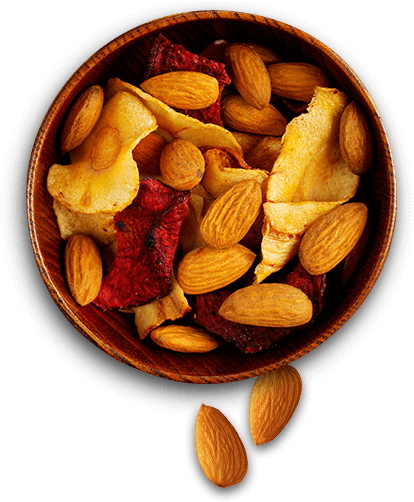 In North America, Almonds Are The Most Popular Nut - Snacks De Vegetales (430x504), Png Download