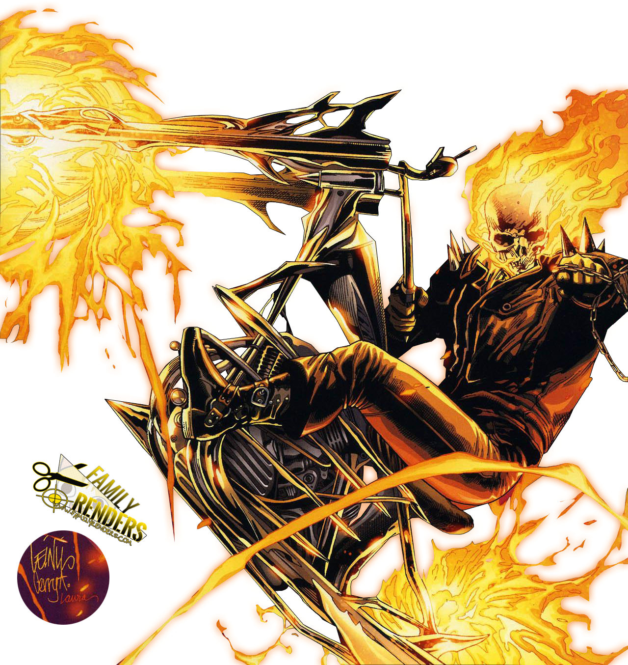 Earth 1610 Ghost Rider (1280x1354), Png Download