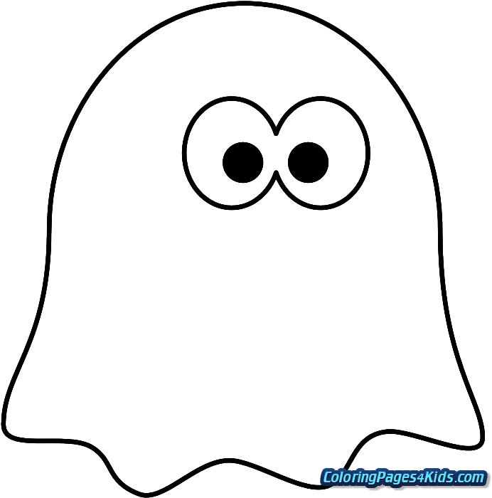 Ghost Rider Coloring Pages - Cartoon Ghost (700x699), Png Download