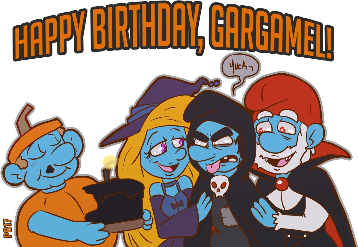 Smurfs - Halloween - Comics (1201x800), Png Download