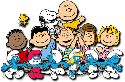 Off Topic Chit-chat For Both Smurfs' Village And Snoopy's - Charlie Brown (736x408), Png Download