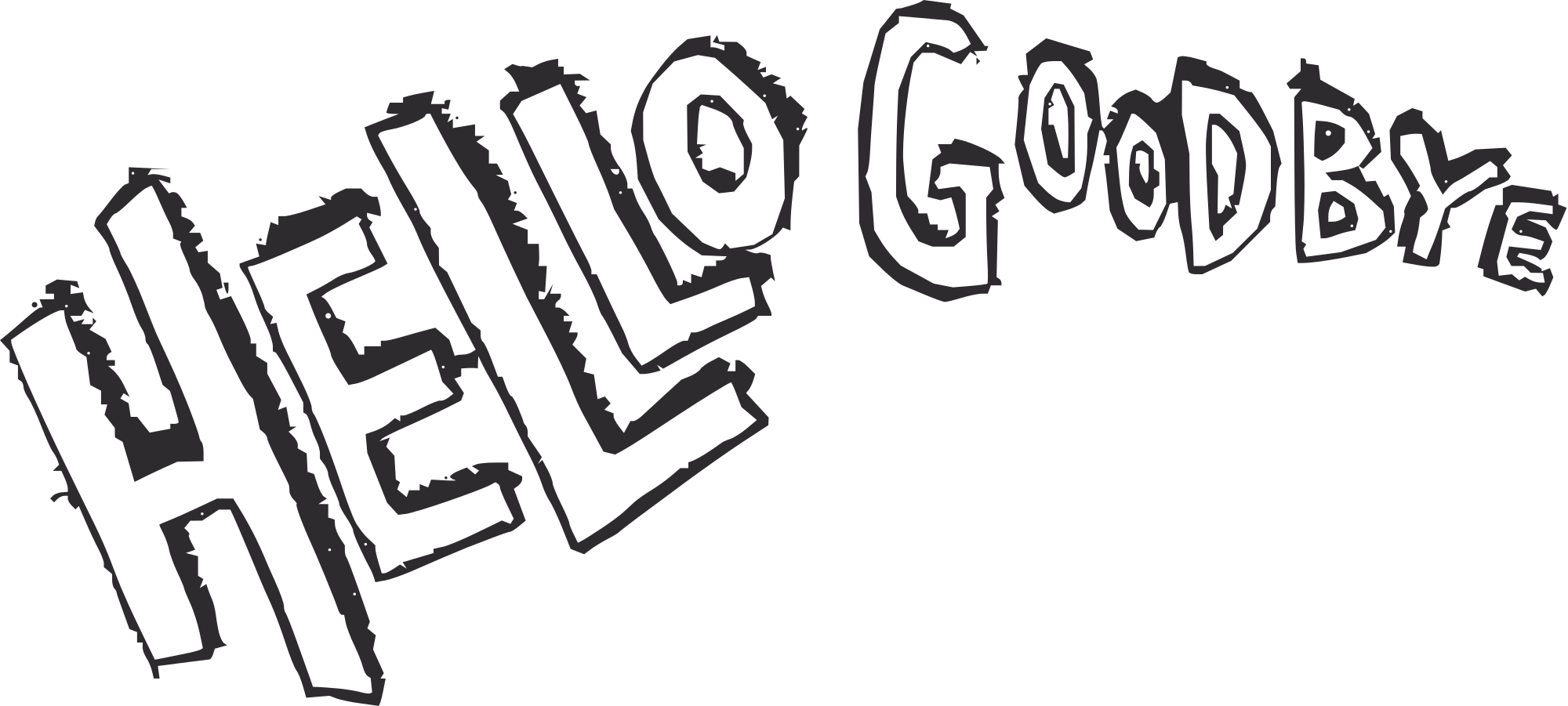 File Hellogoodbye Logo Svg Wikimedia Commons Open - Hello Goodbye (2000x901), Png Download