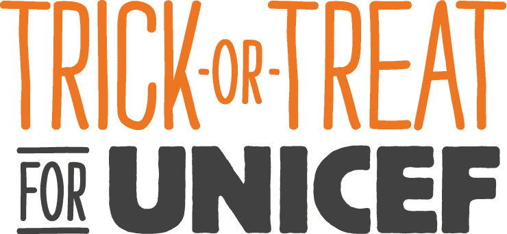 2012 Logo Trick Or Treat For Unicef - Unicef Trick Or Treat Halloween (740x342), Png Download