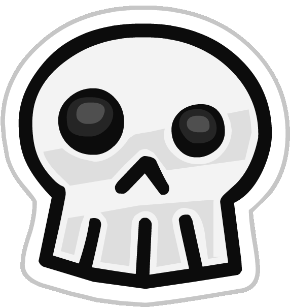 Trick Or Treat - Skull (593x619), Png Download