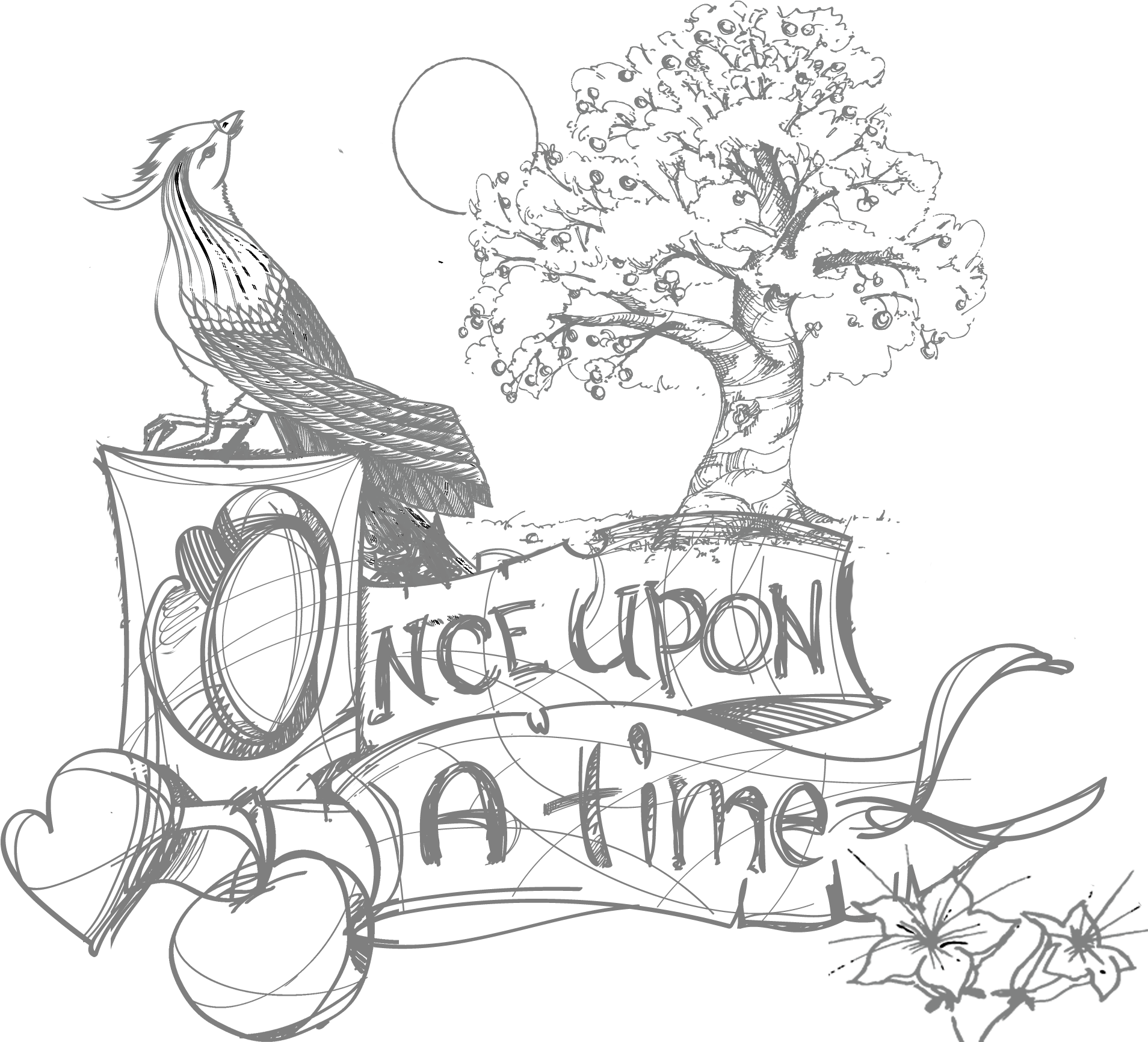 Serbia - Once Upon A Time Book Sketch (2026x1803), Png Download