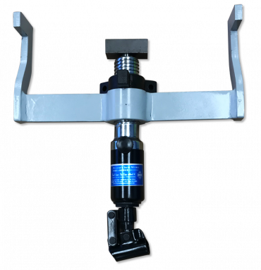 1″ X 1/2″ Steel Arms - C-clamp (370x383), Png Download