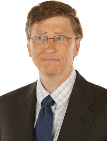 You Guys Should Be Ashamed Of Yourself, Making A Mockery - Bill Gates (360x504), Png Download