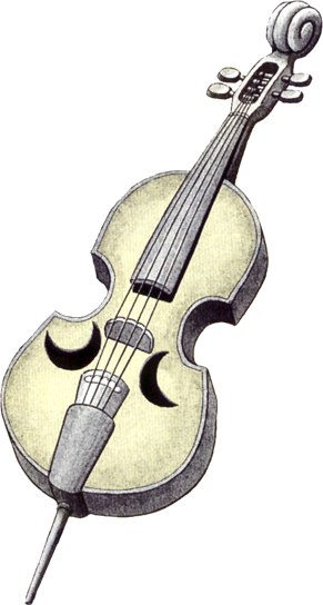 Full Moon Cello - Cello (291x544), Png Download