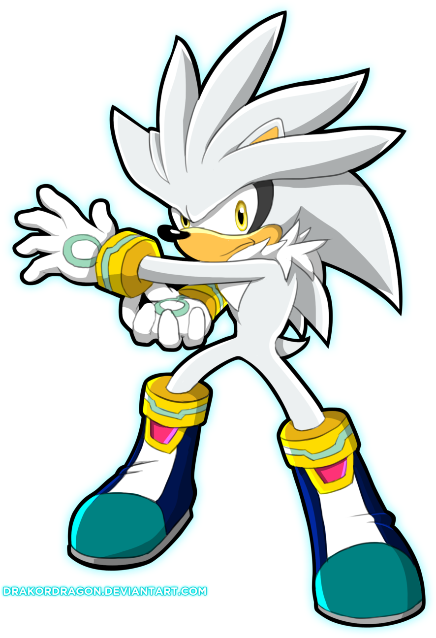 Sonic The Hedgehog Clipart Marceline - Silver The Hedgehog X (900x1310), Png Download