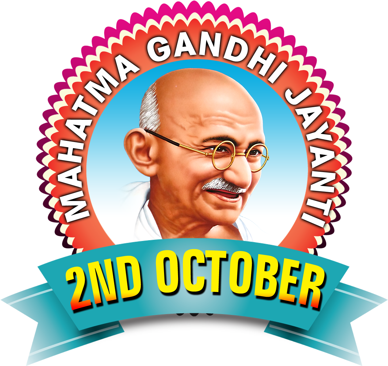 Gandhi Jayanti Png - Mahatma Gandhi Photo Download (1500x1500), Png Download