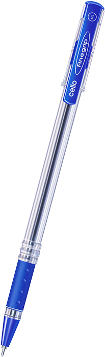 Pen Cello Trimate Blue - Στυλο Bic Cristal Bicolor (450x735), Png Download