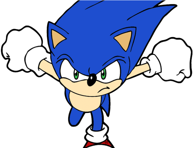 Sonic The Hedgehog Clipart - Sonic The Hedgehog Drawings Coloring Pages (640x480), Png Download