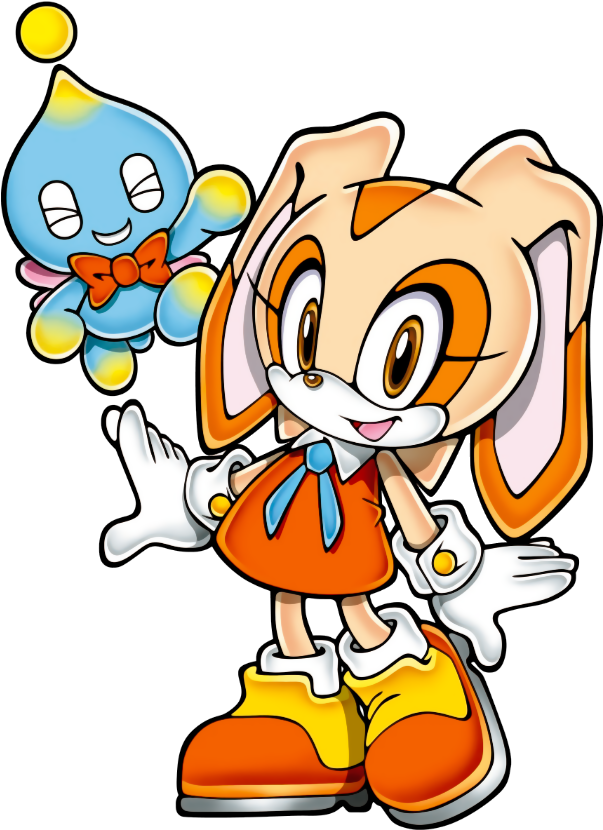 Posted By Tommytonkasudios At - Cream The Rabbit Png (717x874), Png Download