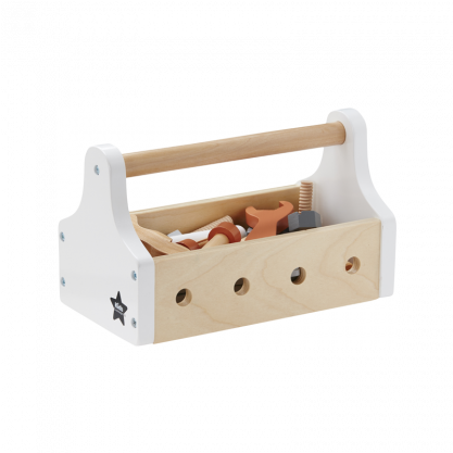 Kids Concept Toolbox In Natural (416x477), Png Download