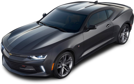 Chevrolet Camaro Rs Black Car Png Image - Chevy Camaro 2016 (500x329), Png Download