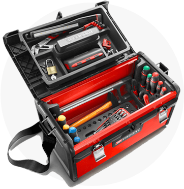 How To Install The Mindtrace Toolbox - Facom Bt 200 Bi Material Toolbox (567x437), Png Download