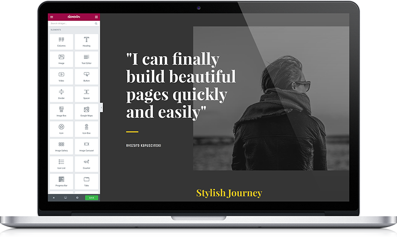 Elementor Mockup Macbook Small - Wordpress (800x478), Png Download