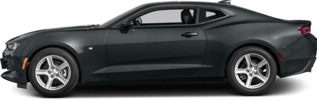 1ls 2018 Chevrolet Camaro Coupe 1ls - Camaro 1lt 2018 Black (640x203), Png Download