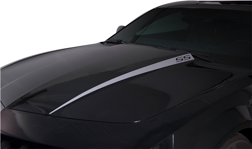 Camaro Ss Hood Spears Clipart 2015 Chevrolet Camaro - Camaro Ss Hood Spears (820x545), Png Download
