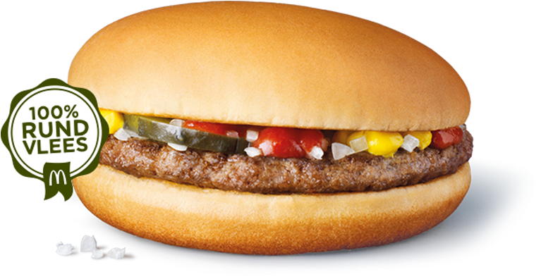 Hamburger - Euro Burger Mcdonalds (800x596), Png Download