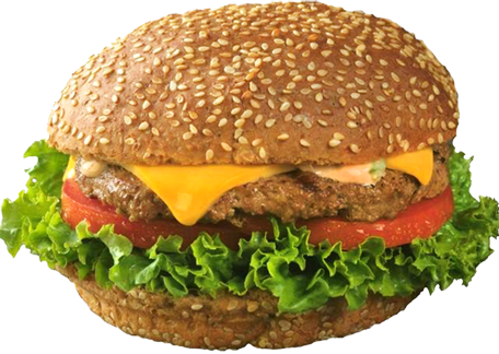 Burgers Are One Of Those Backyard/park Staples That - Cheese Burger Picture Frame (456x324), Png Download
