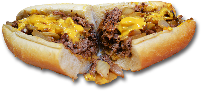 Cheesesteak - Detroit Philly Cheese Steak (900x410), Png Download