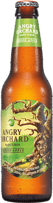 Angry Orchard Green Apple (278x680), Png Download