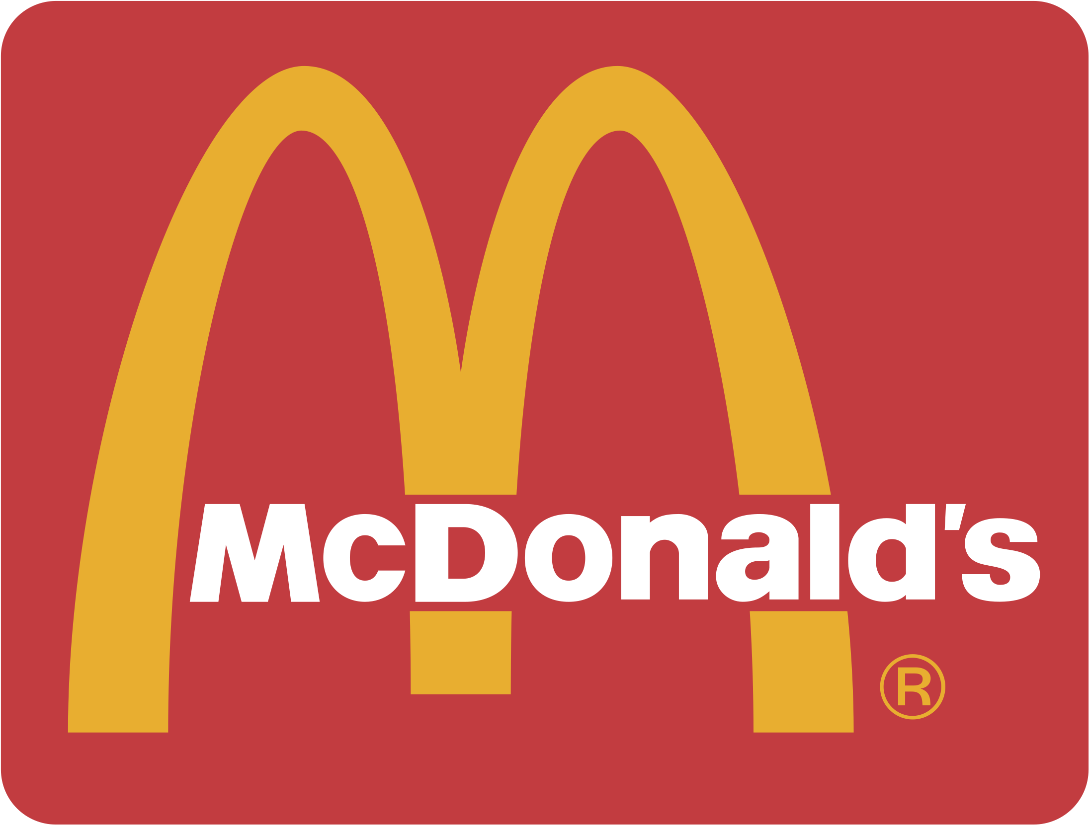 Mcdonald's Logo Png Transparent - Mcdonald Logo Ai (2400x2400), Png Download