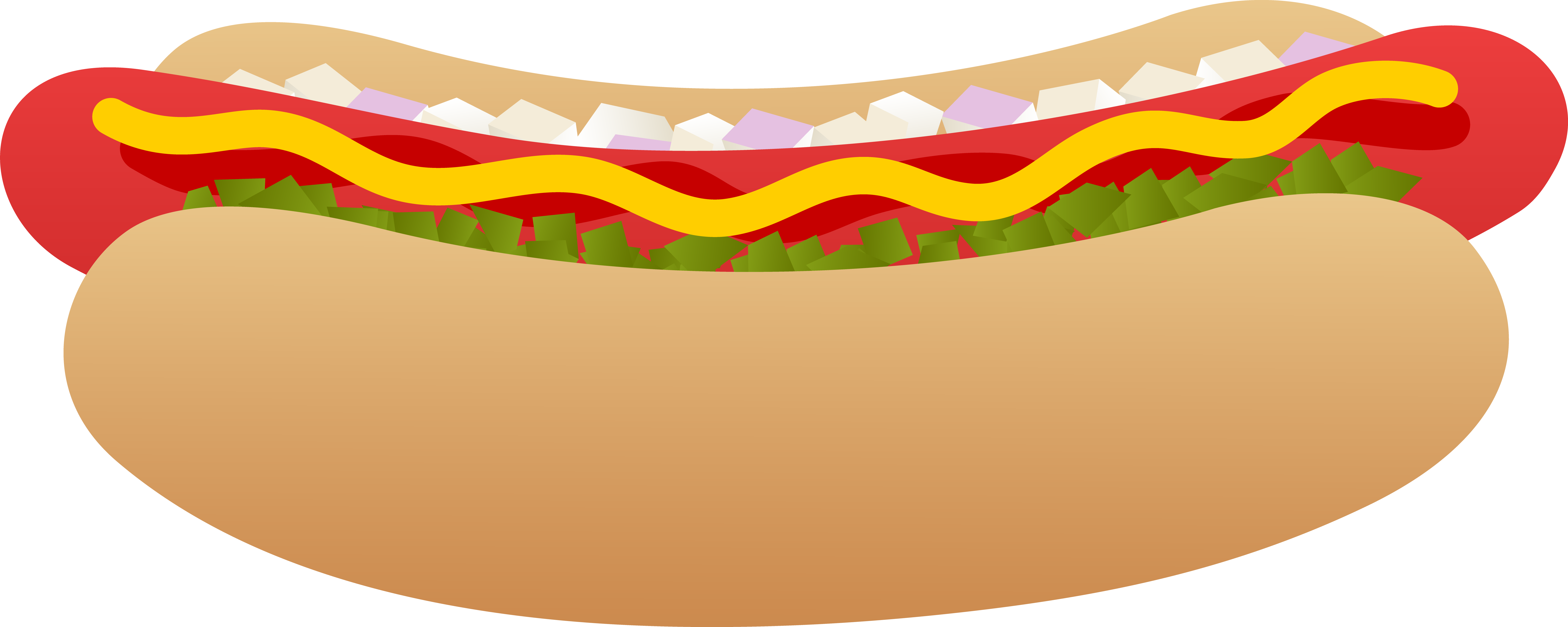 Corrosion Clipart U0026middot Hotdog Clipart - Hot Dog Clip Art (7846x3137), Png Download