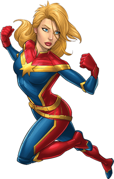 Captain Marvel Marvel Vs Capcom Infinite (528x597), Png Download