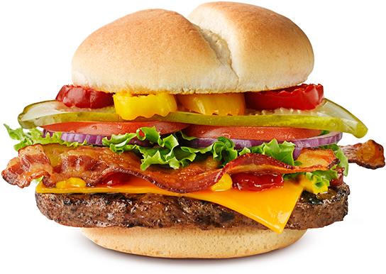 Photo Of The Single Original Burger - Food Single (600x422), Png Download
